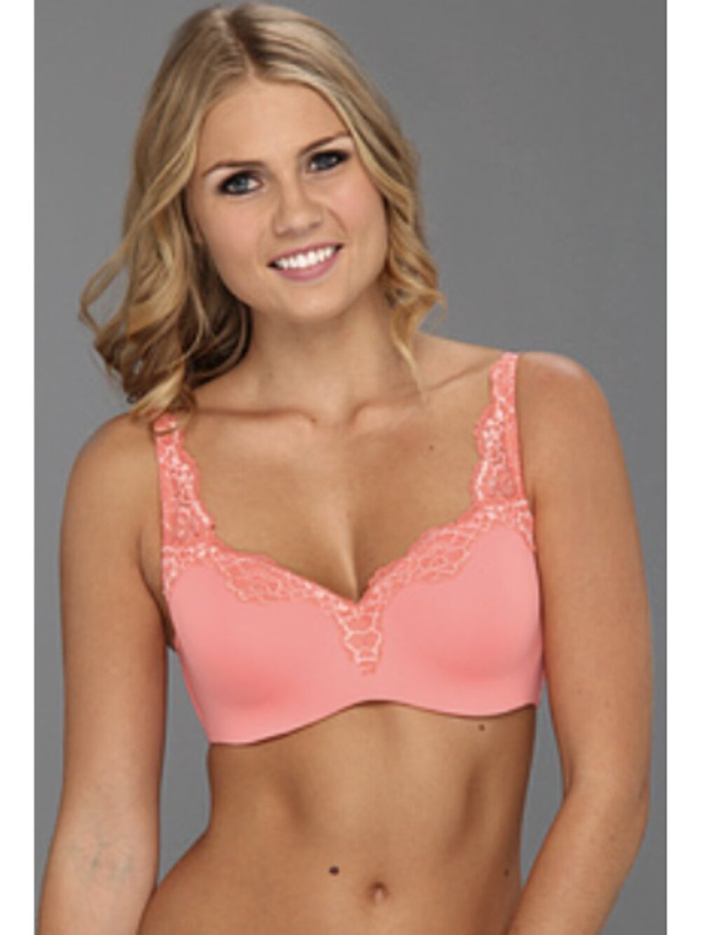 LE MYSTERE Rouge Dream Tisha Lace Bra in Pink Size 32E Feminine Ballet